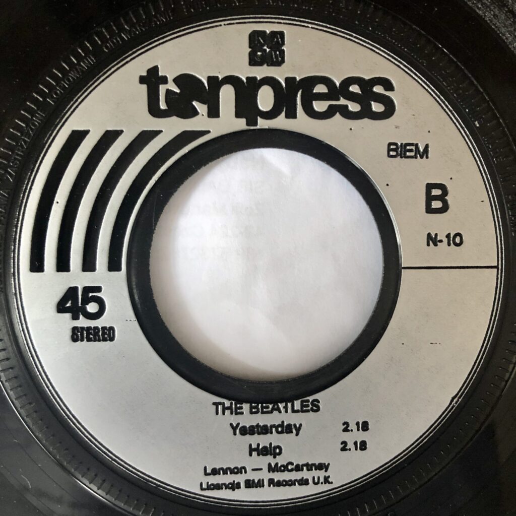 Side B — The Beatles EP