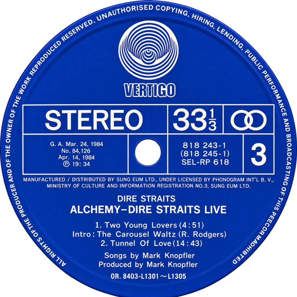 Strona C — Alchemy – Dire Straits Live