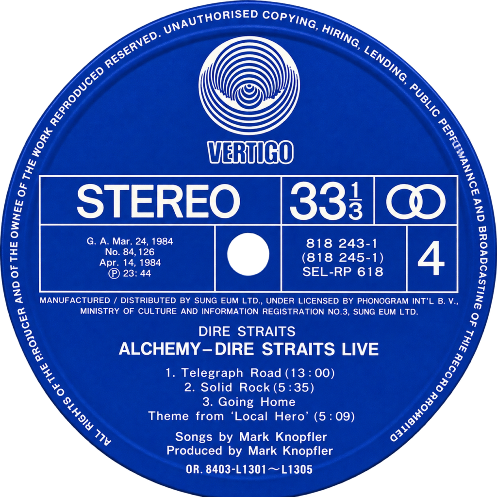 Strona D — Alchemy – Dire Straits Live