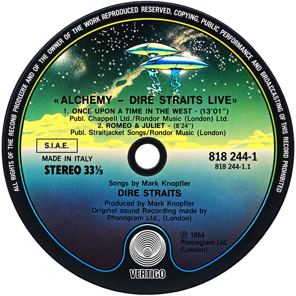Strona A — Alchemy – Dire Straits Live