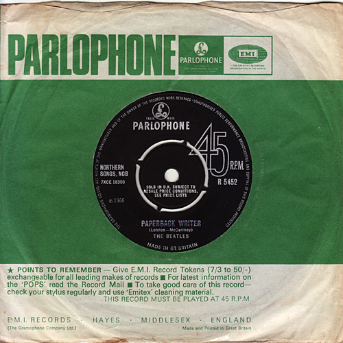 Paperback Writer / Rain